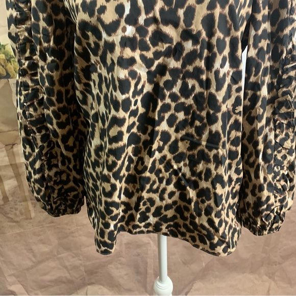 NEW J Crew Leopard Print Blouse - Picture 4 of 12